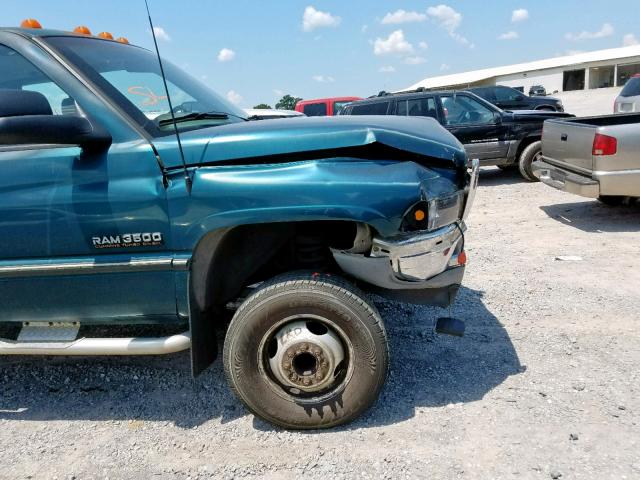 3B7MF33CXTM155597 - 1996 DODGE RAM 3500 GREEN photo 9