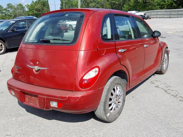 3A4FY48B37T606206 - 2007 CHRYSLER PT CRUISER RED photo 4