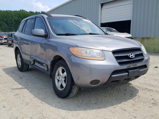 5NMSG13D88H227263 - 2008 HYUNDAI SANTA FE G GRAY photo 1