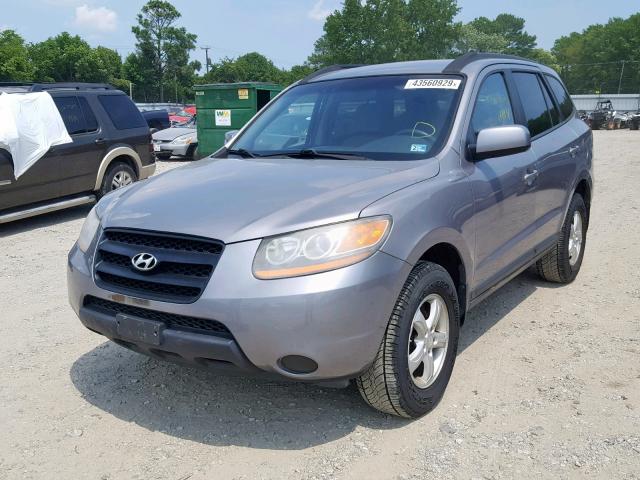 5NMSG13D88H227263 - 2008 HYUNDAI SANTA FE G GRAY photo 2