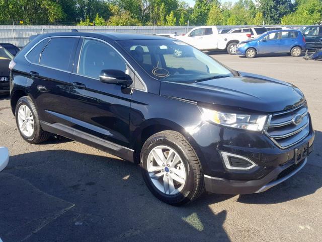 2FMPK4J92HBC66252 - 2017 FORD EDGE SEL BLACK photo 1