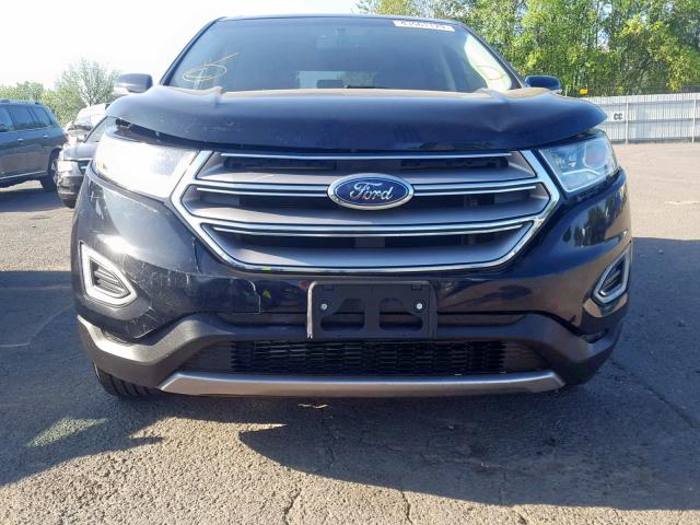 2FMPK4J92HBC66252 - 2017 FORD EDGE SEL BLACK photo 9