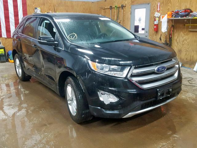 2FMTK4J87FBB25731 - 2015 FORD EDGE SEL BLACK photo 1