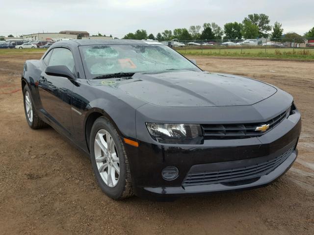 2G1FE1E31E9261826 - 2014 CHEVROLET CAMARO LS BLACK photo 1