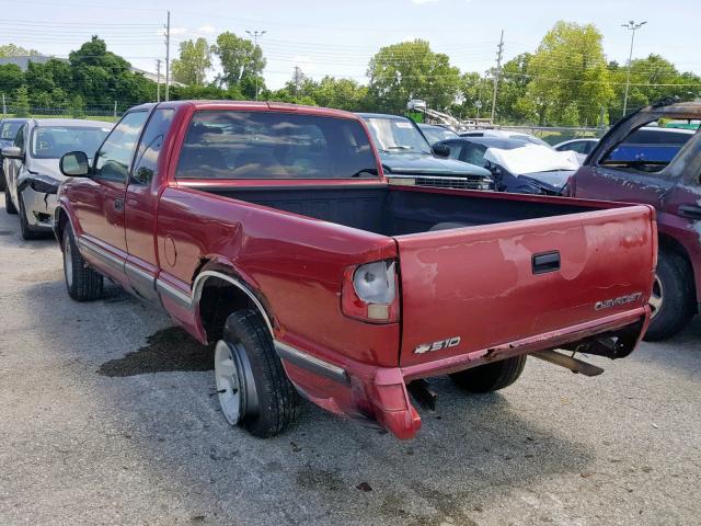 1GCCS19X0T8208835 - 1996 CHEVROLET S TRUCK S1 RED photo 3