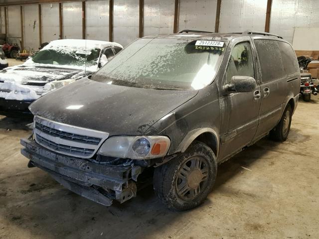 1GNDX03E73D223628 - 2003 CHEVROLET VENTURE BLUE photo 2