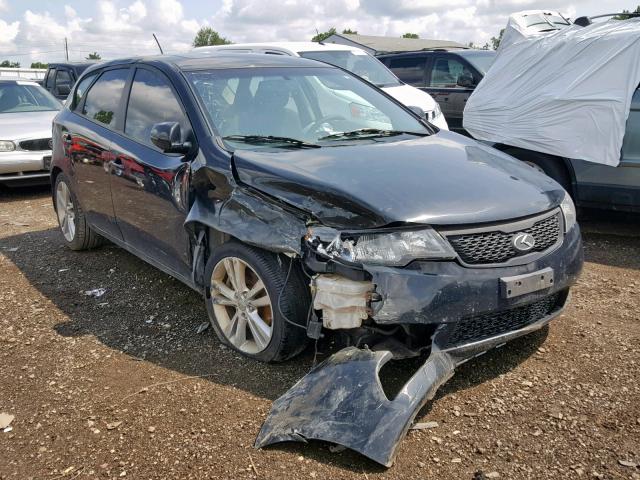 KNAFW5A31B5407813 - 2011 KIA FORTE SX BLACK photo 1