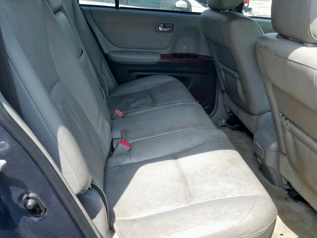 JTEEW21A060004657 - 2006 TOYOTA HIGHLANDER BLUE photo 6