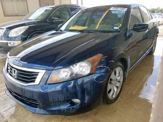 1HGCP36878A055429 - 2008 HONDA ACCORD EXL BLACK photo 2