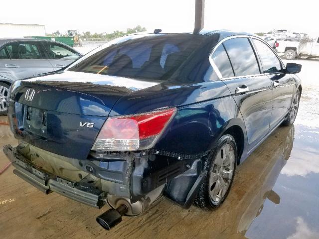 1HGCP36878A055429 - 2008 HONDA ACCORD EXL BLACK photo 4