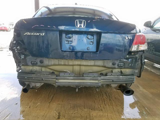 1HGCP36878A055429 - 2008 HONDA ACCORD EXL BLACK photo 9