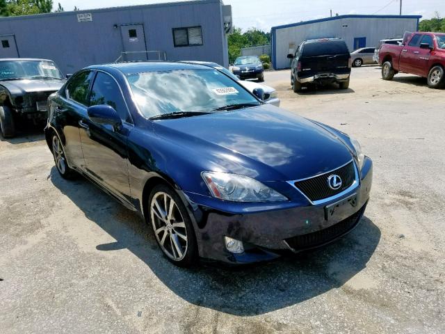 JTHBK262082071544 - 2008 LEXUS IS 250 BLUE photo 1