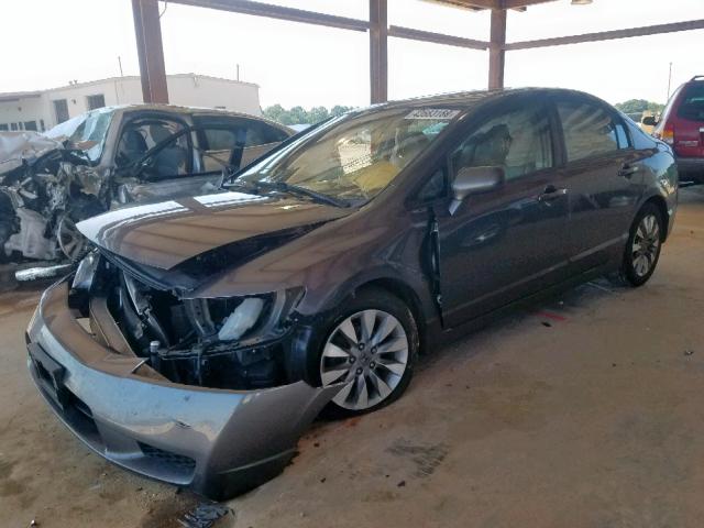 2HGFA1F90AH308738 - 2010 HONDA CIVIC EXL 灰色 照片 2