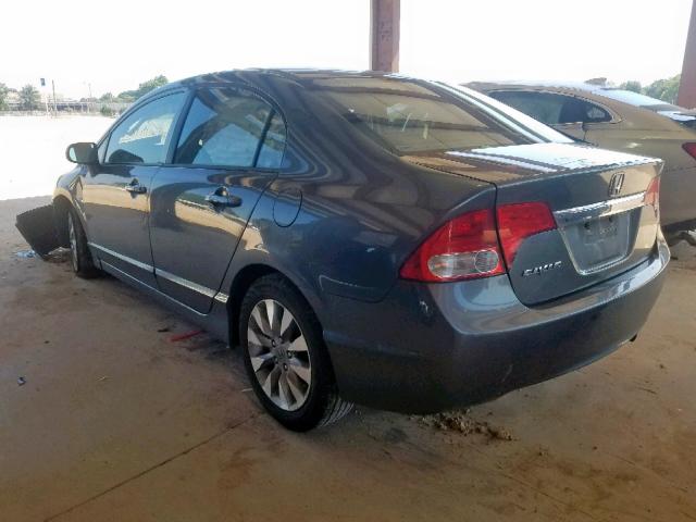 2HGFA1F90AH308738 - 2010 HONDA CIVIC EXL 灰色 照片 3