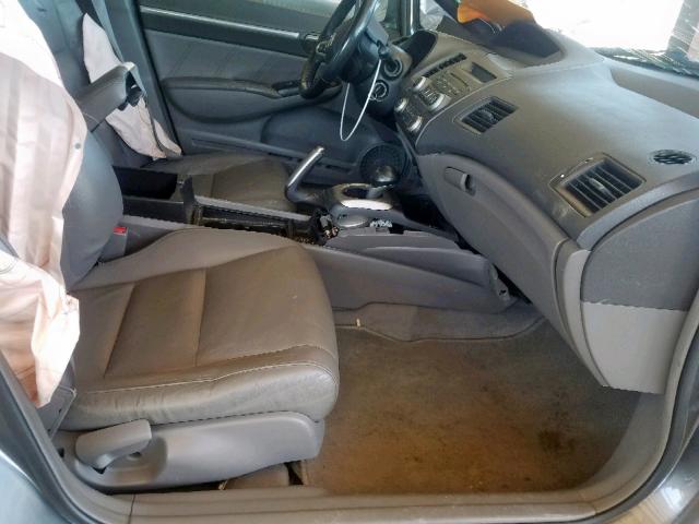 2HGFA1F90AH308738 - 2010 HONDA CIVIC EXL 灰色 照片 5