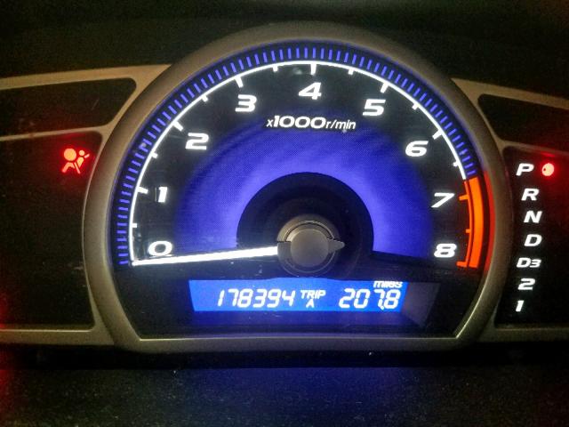 2HGFA1F90AH308738 - 2010 HONDA CIVIC EXL 灰色 照片 8