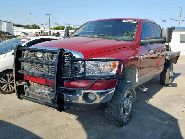 3D7KS28A98G197212 - 2008 DODGE RAM 2500 S 红色 照片 2