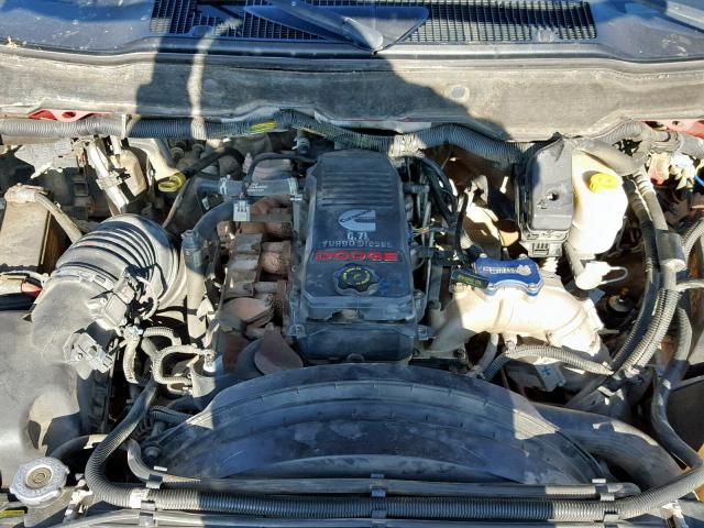 3D7KS28A98G197212 - 2008 DODGE RAM 2500 S 红色 照片 7