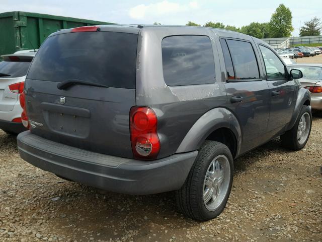 1D4HD38N24F134765 - 2004 DODGE DURANGO ST GRAY photo 4