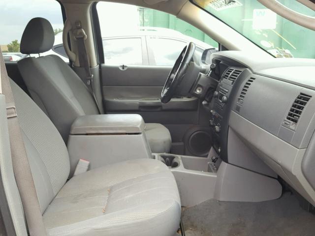 1D4HD38N24F134765 - 2004 DODGE DURANGO ST GRAY photo 5