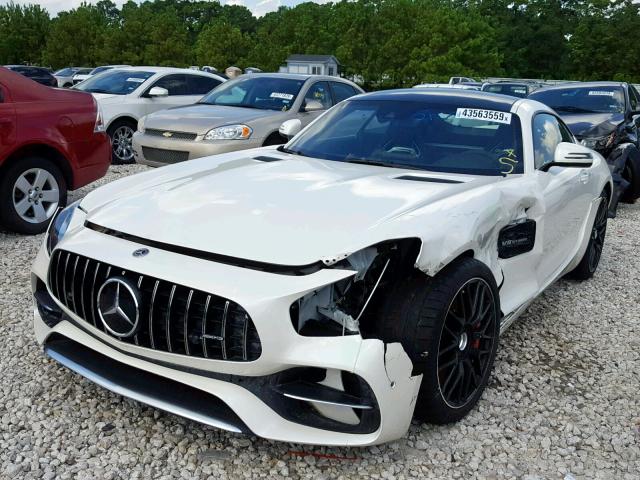 WDDYJ7JA1JA018170 - 2018 MERCEDES-BENZ AMG GT S WHITE photo 2