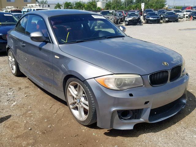 WBAUC9C5XCVM11866 - 2012 BMW 135 I SILVER photo 1