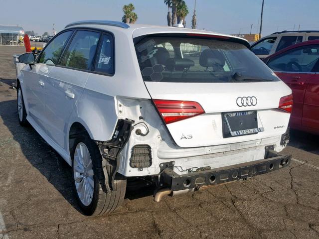 WAUUPBFF1HA034987 - 2017 AUDI A3 E-TRON WHITE photo 3