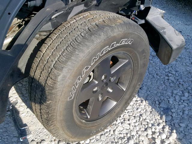 1C4GJWAG0GL194077 - 2016 JEEP WRANGLER S GRAY photo 9