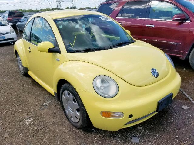 3VWBB21C31M464855 - 2001 VOLKSWAGEN NEW BEETLE YELLOW photo 1