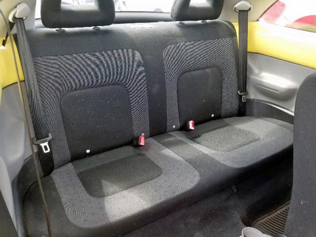 3VWBB21C31M464855 - 2001 VOLKSWAGEN NEW BEETLE YELLOW photo 6