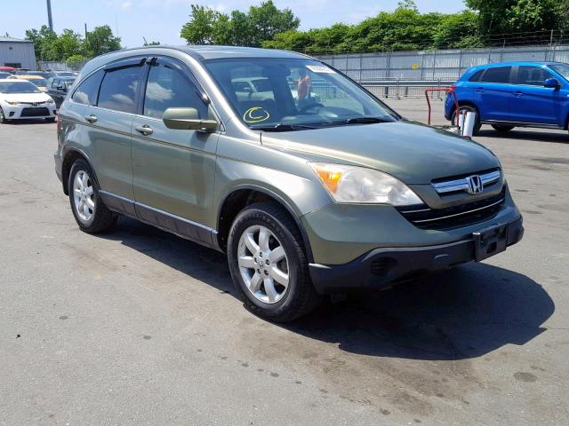 JHLRE48757C097449 - 2007 HONDA CR-V EXL GREEN photo 1