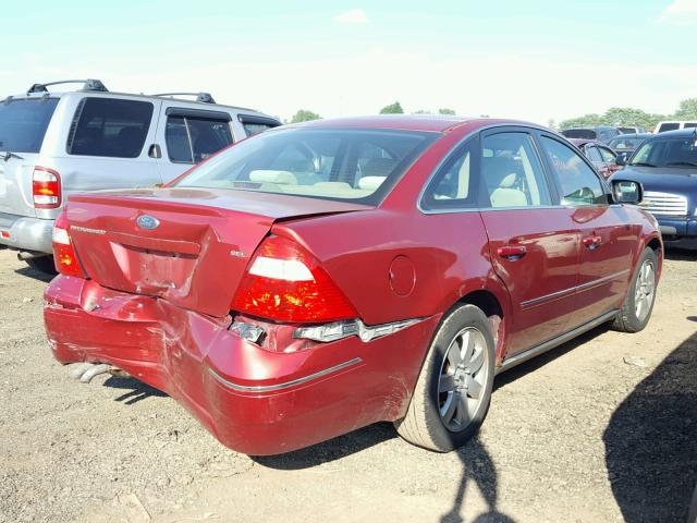 1FAFP24155G151828 - 2005 FORD FIVE HUNDR RED photo 4