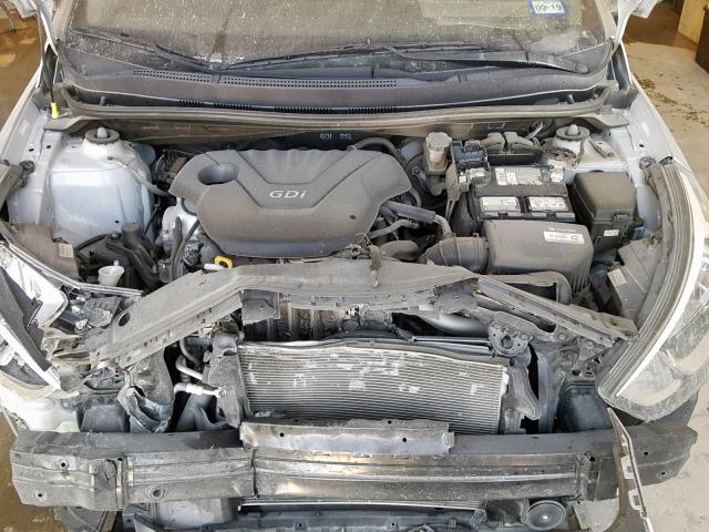 KMHCT5AE2HU325700 - 2017 HYUNDAI ACCENT SE GRAY photo 7