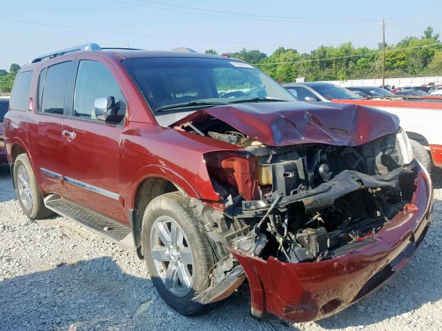 5N1AA0NE4AN600218 - 2010 NISSAN ARMADA PLA MAROON photo 1