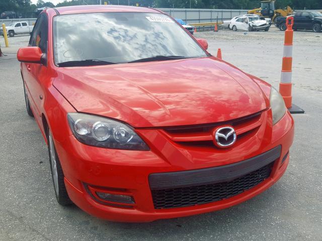 JM1BK34L871727044 - 2007 MAZDA SPEED 3 RED photo 1