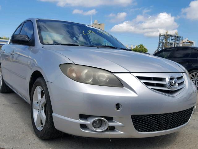 JM1BK123341143606 - 2004 MAZDA 3 S SILVER photo 1