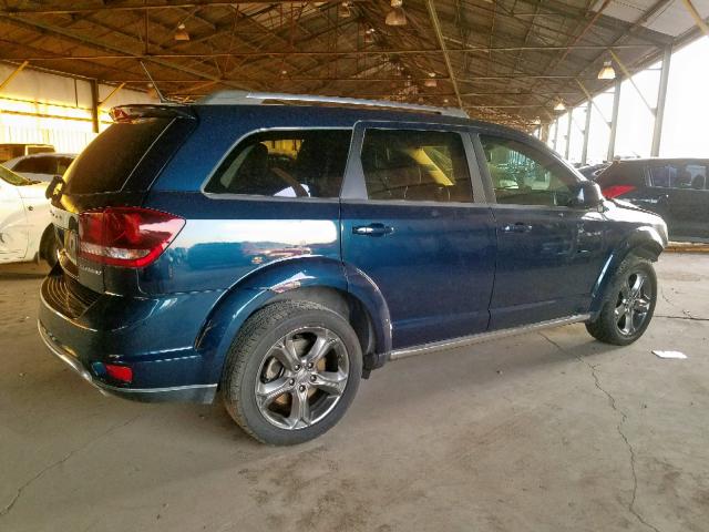 3C4PDCGG6FT682725 - 2015 DODGE JOURNEY CR BLUE photo 4