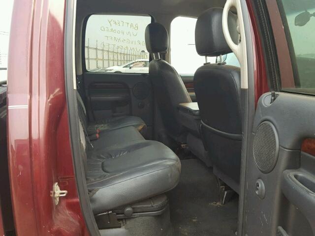 1D3KU28C83J554075 - 2003 DODGE RAM 2500 S BURGUNDY photo 6