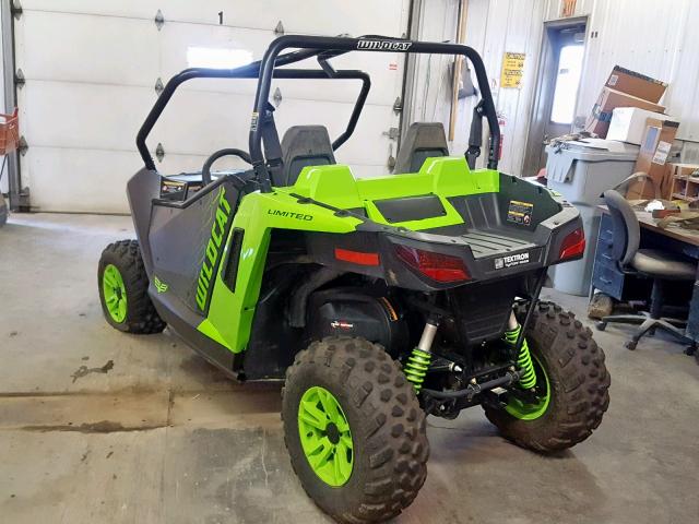 4UF18MPV7JT300469 - 2018 ARCTIC CAT WILDCAT GREEN photo 3