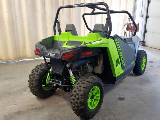 4UF18MPV7JT300469 - 2018 ARCTIC CAT WILDCAT GREEN photo 4