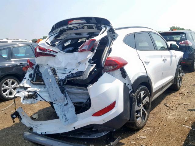 KM8J3CA27JU784079 - 2018 HYUNDAI TUCSON VAL WHITE photo 4