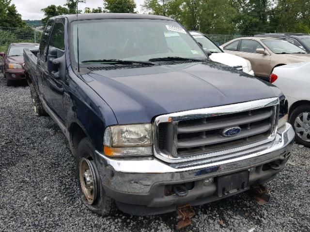 1FTSX31S82EC99278 - 2002 FORD F350 SRW S BLUE photo 1