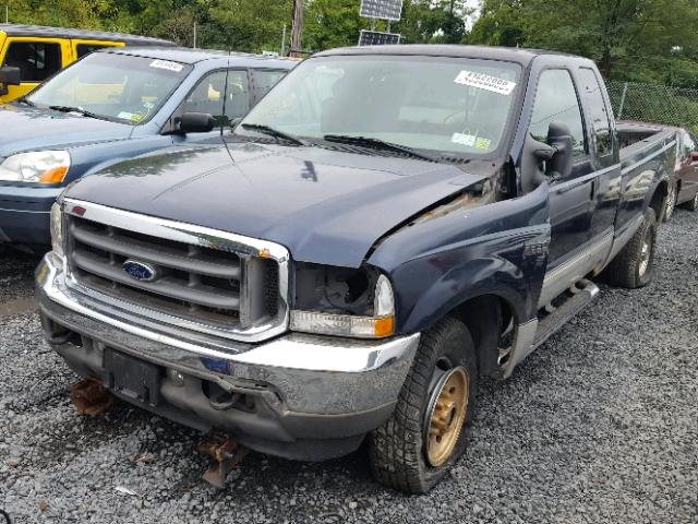 1FTSX31S82EC99278 - 2002 FORD F350 SRW S BLUE photo 2