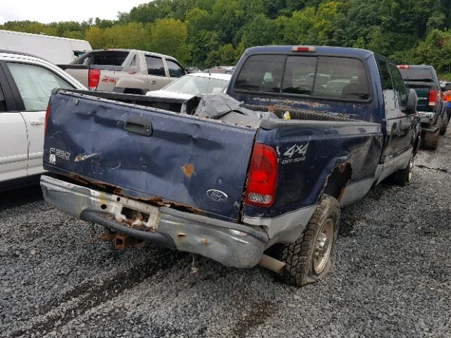 1FTSX31S82EC99278 - 2002 FORD F350 SRW S BLUE photo 4