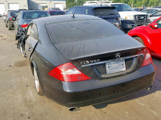 WDDDJ72X77A084152 - 2007 MERCEDES-BENZ CLS 550 BLACK photo 3