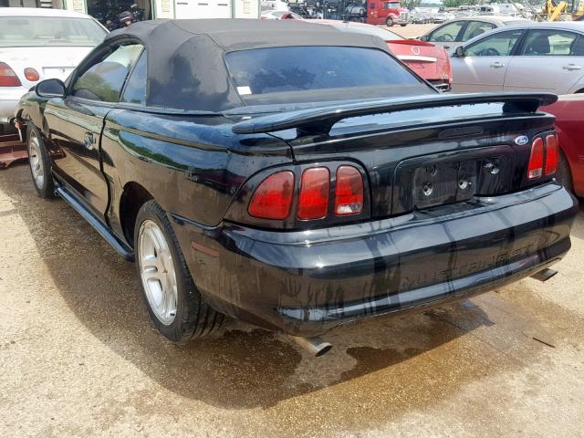 1FAFP45X3WF138582 - 1998 FORD MUSTANG GT BLACK photo 3