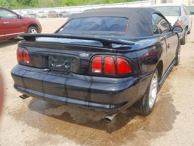 1FAFP45X3WF138582 - 1998 FORD MUSTANG GT BLACK photo 4