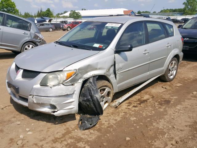 5Y2SL62824Z431558 - 2004 PONTIAC VIBE SILVER photo 9