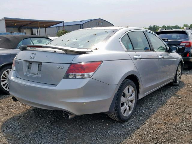 1HGCP36849A018839 - 2009 HONDA ACCORD EXL SILVER photo 4