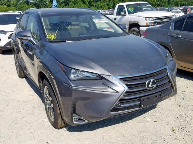 JTJYARBZ9G2034546 - 2016 LEXUS NX 200T GRAY photo 1